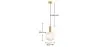Vintage Plafondlamp - Kristallen Hanglamp - Amelia image 7