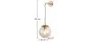 Wandlamp - Kristallen bol - Cali image 7