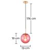 Retro Plafondlamp - Gekleurde Bal Hanglamp - Rumi image 7