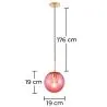 Retro Plafondlamp - Gekleurde Bal Hanglamp - Rumi image 7