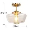 Plafondlamp - Vintage stijl hanglamp - Suki image 7