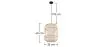 Bamboe Plafondlamp - Boho Bali Design Hanglamp - Mane image 7