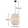 Bamboe Plafondlamp - Boho Bali Design Hanglamp - Mane image 7