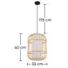 Bamboe Plafondlamp - Boho Bali Design Hanglamp - Mane image 7