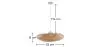 Bamboe Plafondlamp - Hanglamp Design Boho Bali - Sam image 7