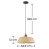 Bamboe Plafondlamp - Hanglamp Design Boho Bali - Atria image 7
