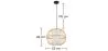 Bamboe Plafondlamp - Hanglamp Boho Bali Design - Kaula image 7