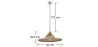 Bamboe Plafondlamp - Bali Boho Design Hanglamp - Flora image 7