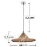 Bamboe Plafondlamp - Bali Boho Design Hanglamp - Flora image 7