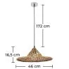 Bamboe Plafondlamp - Bali Boho Design Hanglamp - Flora image 7