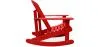 Buitenstoel met Armleuningen - Tuinstoel - Adirondack - Houten Schommelstoel - Adirondack image 7