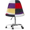 Bureaustoel op wielen - Bureaustoel - Gestoffeerd in patchwork - Tessa image 7