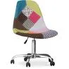 Bureaustoel met wieltjes - Bureaustoel - Gestoffeerd in patchwork - Simona image 7