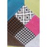 Bureaustoel met wieltjes - Bureaustoel - Gestoffeerd in patchwork - Simona image 7