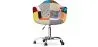 Bureaustoel met armleuningen - Bureaustoel met wielen - Gestoffeerd in patchwork - Patty image 7