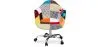 Bureaustoel met armleuningen - Bureaustoel met wielen - Gestoffeerd in patchwork - Patty image 7