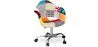 Bureaustoel met armleuningen - Bureaustoel met wielen - Gestoffeerd in patchwork - Patty image 7