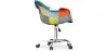 Bureaustoel met armleuningen - Bureaustoel met wielen - Gestoffeerd in patchwork - Patty image 7