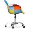 Bureaustoel met armleuningen - Bureaustoel met wielen - Gestoffeerd in patchwork - Patty image 7