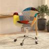 Bureaustoel met armleuningen - Bureaustoel met wielen - Gestoffeerd in patchwork - Patty image 7