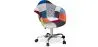 Bureaustoel met armleuningen - Bureaustoel met wielen - Gestoffeerd in patchwork - Pixi image 7