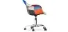 Bureaustoel met armleuningen - Bureaustoel met wielen - Gestoffeerd in patchwork - Pixi image 7