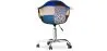 Bureaustoel met armleuningen - Bureaustoel met wielen - Gestoffeerd in patchwork - Pixi image 7