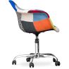 Bureaustoel met armleuningen - Bureaustoel met wielen - Gestoffeerd in patchwork - Pixi image 7