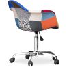 Bureaustoel met armleuningen - Bureaustoel met wielen - Gestoffeerd in patchwork - Pixi image 7