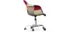 Bureaustoel met armleuningen - Bureaustoel met wielen - Gestoffeerd in patchwork - Ray image 7