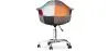 Bureaustoel met armleuningen - Bureaustoel met wielen - Gestoffeerd in patchwork - Ray image 7