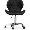 Bureaustoel met wielen - Bureaudraaistoel - Kunstleer bekleed - Wito image 7