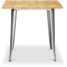 Vierkante Eettafel - Industrieel Ontwerp - Industrieel Ontwerp - Hout en Metaal - Stylix image 7