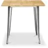 Vierkante Eettafel - Industrieel Ontwerp - Industrieel Ontwerp - Hout en Metaal - Stylix image 7