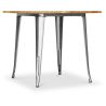 Vierkante Eettafel - Industrieel Ontwerp - Industrieel Ontwerp - Hout en Metaal - Stylix image 7