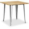 Vierkante Eettafel - Industrieel Ontwerp - Industrieel Ontwerp - Hout en Metaal - Stylix image 7