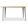 Rechthoekige eettafel - Industrieel ontwerp - Hout - Troy image 7