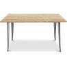 Rechthoekige eettafel - Industrieel ontwerp - Hout - Troy image 7