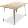 Rechthoekige eettafel - Industrieel ontwerp - Hout - Troy image 7