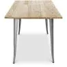 Rechthoekige eettafel - Industrieel ontwerp - Hout - Troy image 7