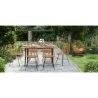 Rechthoekige eettafel - Industrieel ontwerp - Hout - Troy image 7
