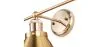 Gouden wandlamp - Vintage design - 3 bollen - Remir image 7