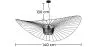 Plafondlamp - Pamela Design Hanglamp - 140cm - Verticaal image 7