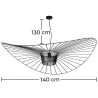 Plafondlamp - Pamela Design Hanglamp - 140cm - Verticaal image 7