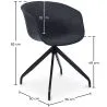 Bureaustoel met Armleuningen - Zwarte Design Bureaustoel - Jodie image 7