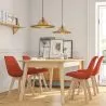 Met stof beklede eetkamerstoel - Scandinavische stijl - Denisse image 7