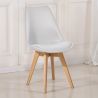 Met stof beklede eetkamerstoel - Scandinavische stijl - Denisse image 7
