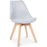 Met stof beklede eetkamerstoel - Scandinavische stijl - Denisse image 7