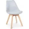 Met stof beklede eetkamerstoel - Scandinavische stijl - Denisse image 7