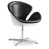 Fauteuil met armleggers - Aviator Stijl - Bekleed in Leder - Via image 7